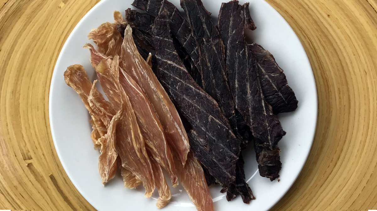 diy dehydrated jerky treats for dogs HERO