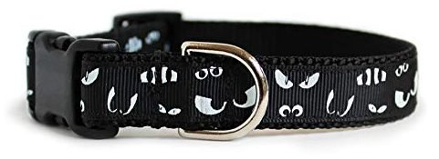 glow in the dark spooky eyes collar
