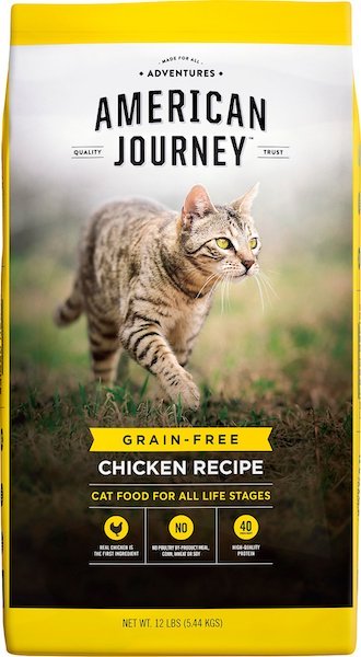 bag of American Journey cat food