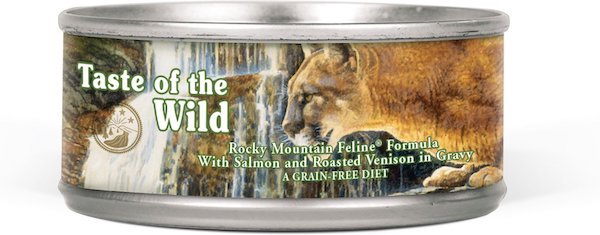 can of taste of the wild cat food