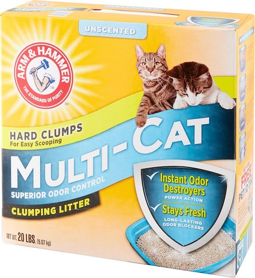Arm & Hammer unscented litter for multiple cats
