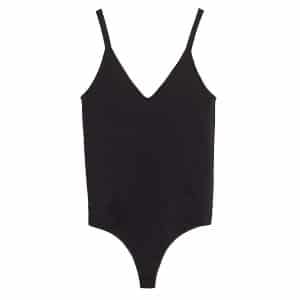 black Cuyana seamless bodysuit