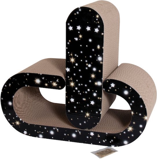 Galaxy convertible cat scratching post