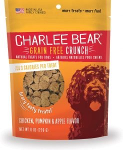 Charlee Bear chicken, pumpkin, and apple