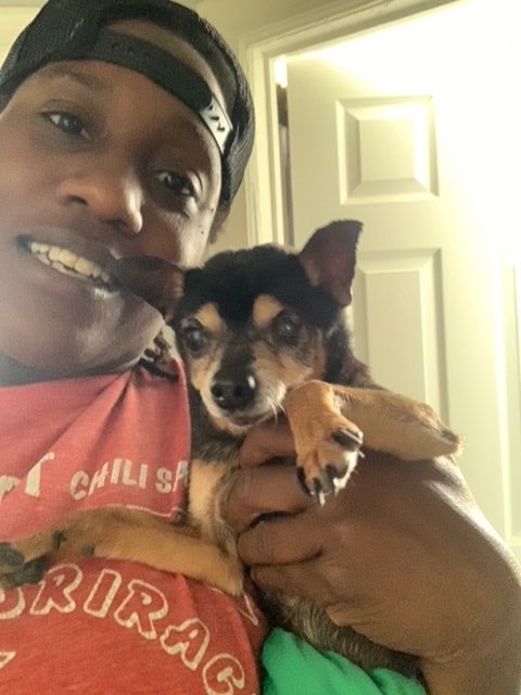 Keema Hutcherson and Mr. Bentley
