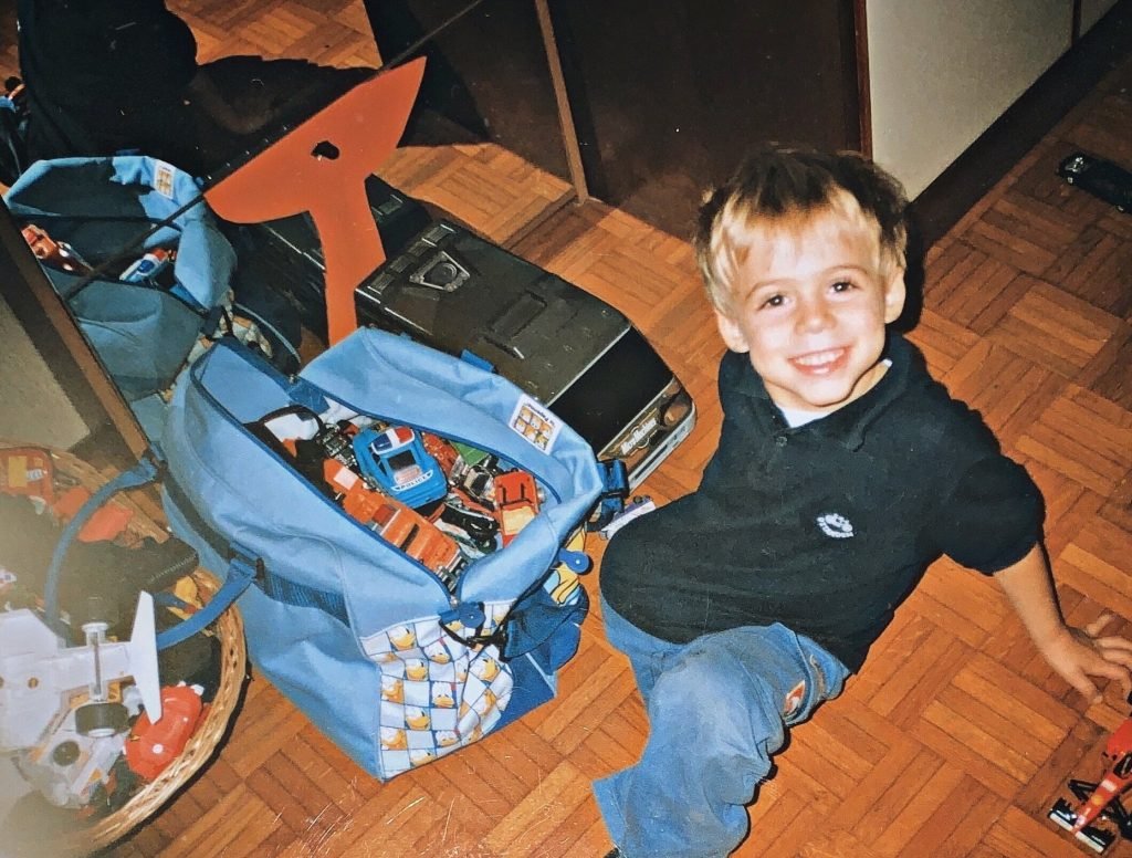 Andrea Pusateri as a child