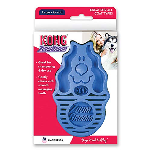 KONG Zoom Groom Multi-Use Dog Brush
