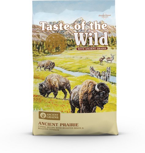 Taste of the Wild dry dog food bag