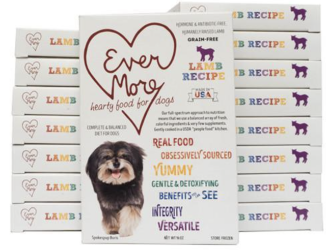 Evermore boxes of dog food