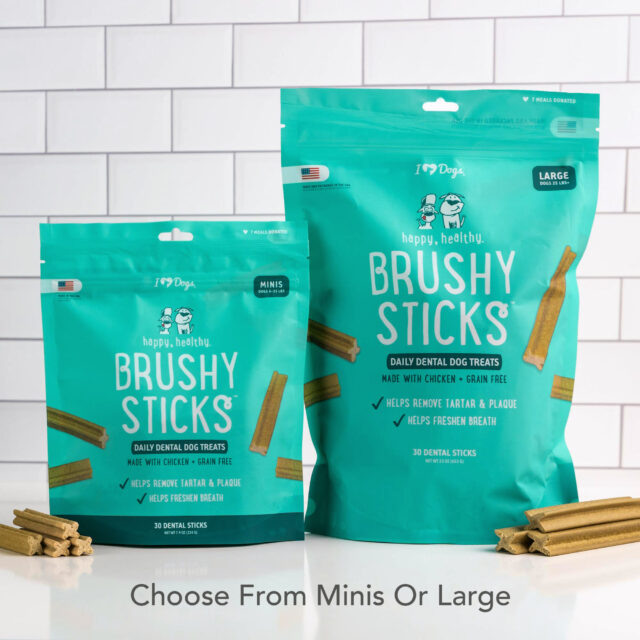 iHeartDogs brushy sticks