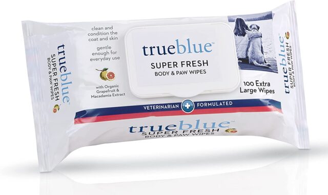 TrueBlue body and paw wipes