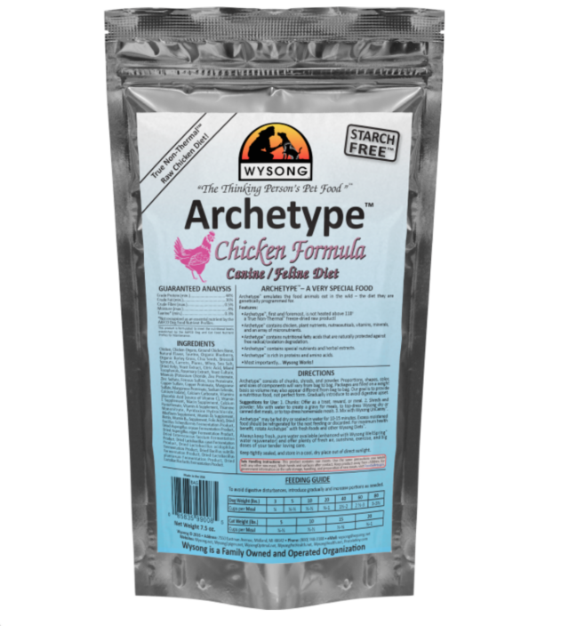 Wysong raw dog food
